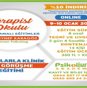 ÇOCUKLARLA KLİNİK İLK GÖRÜŞME